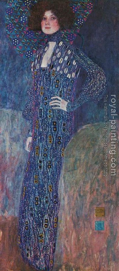 Gustav Klimt : Portrait of Emilie Floge II
